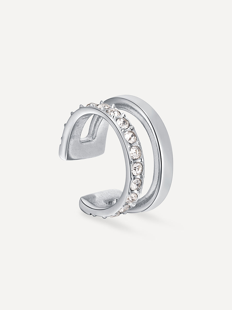 Moon Phase Duo Brilliant Earcuff