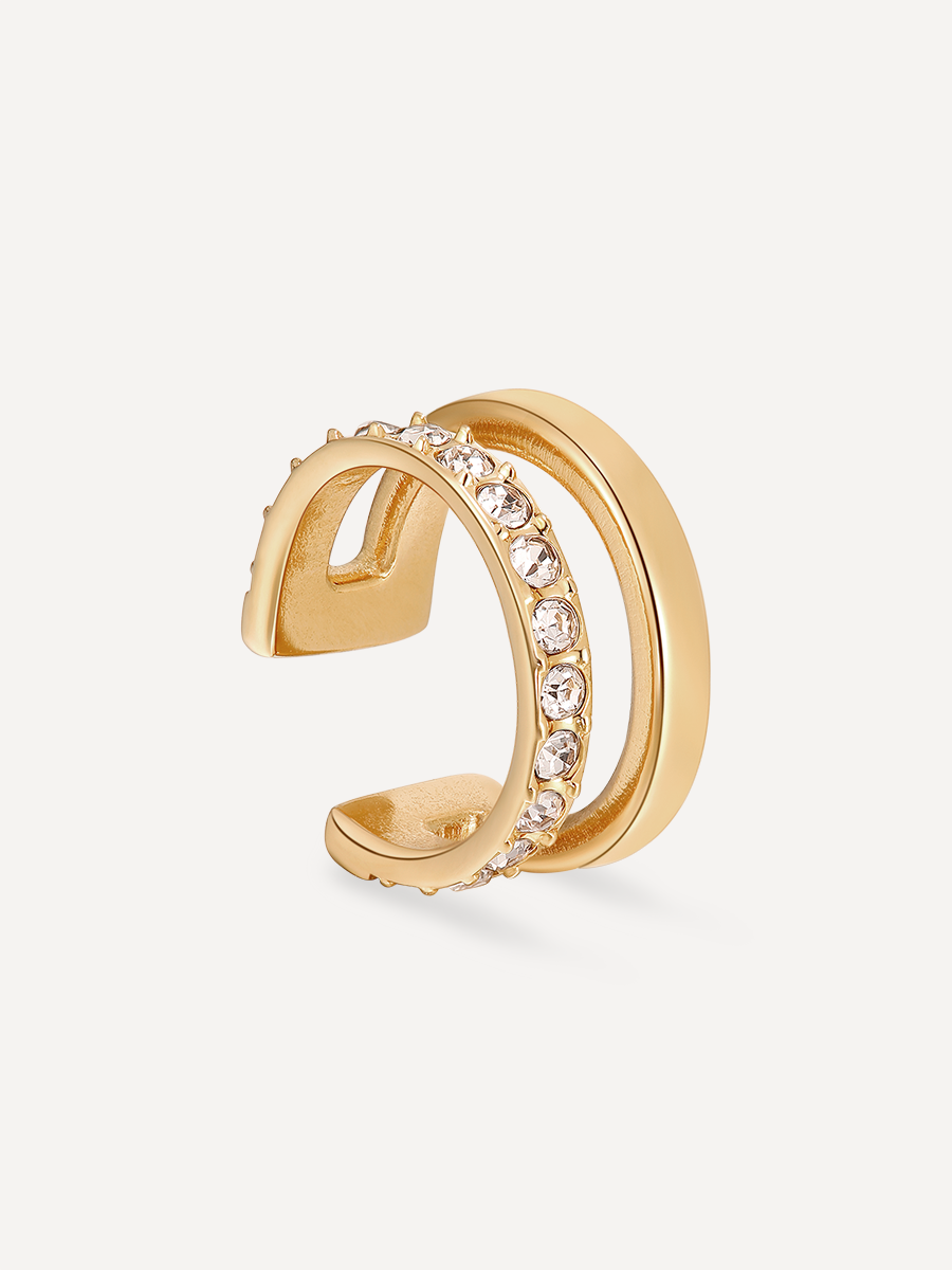 Moon Phase Duo Brilliant Earcuff