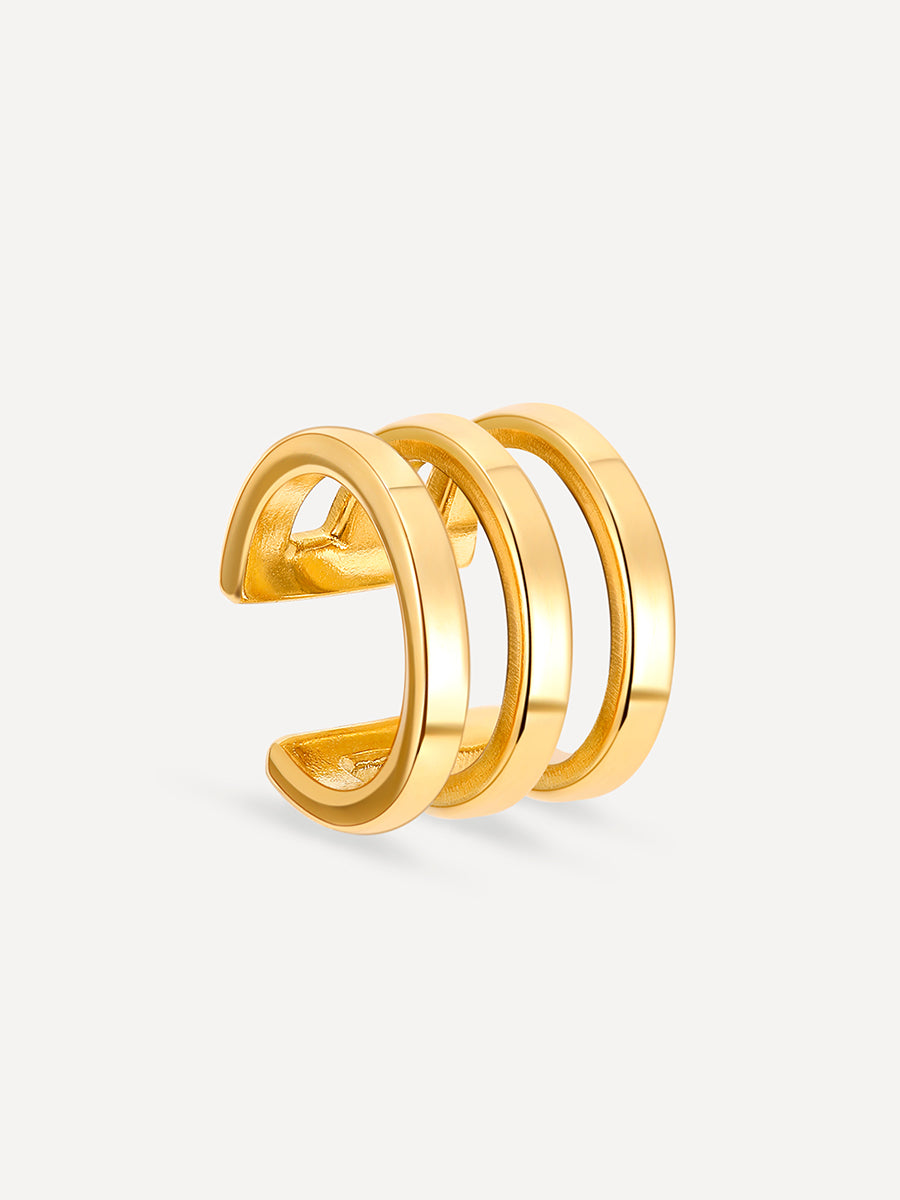 Moon Phase Trio Plain Earcuff