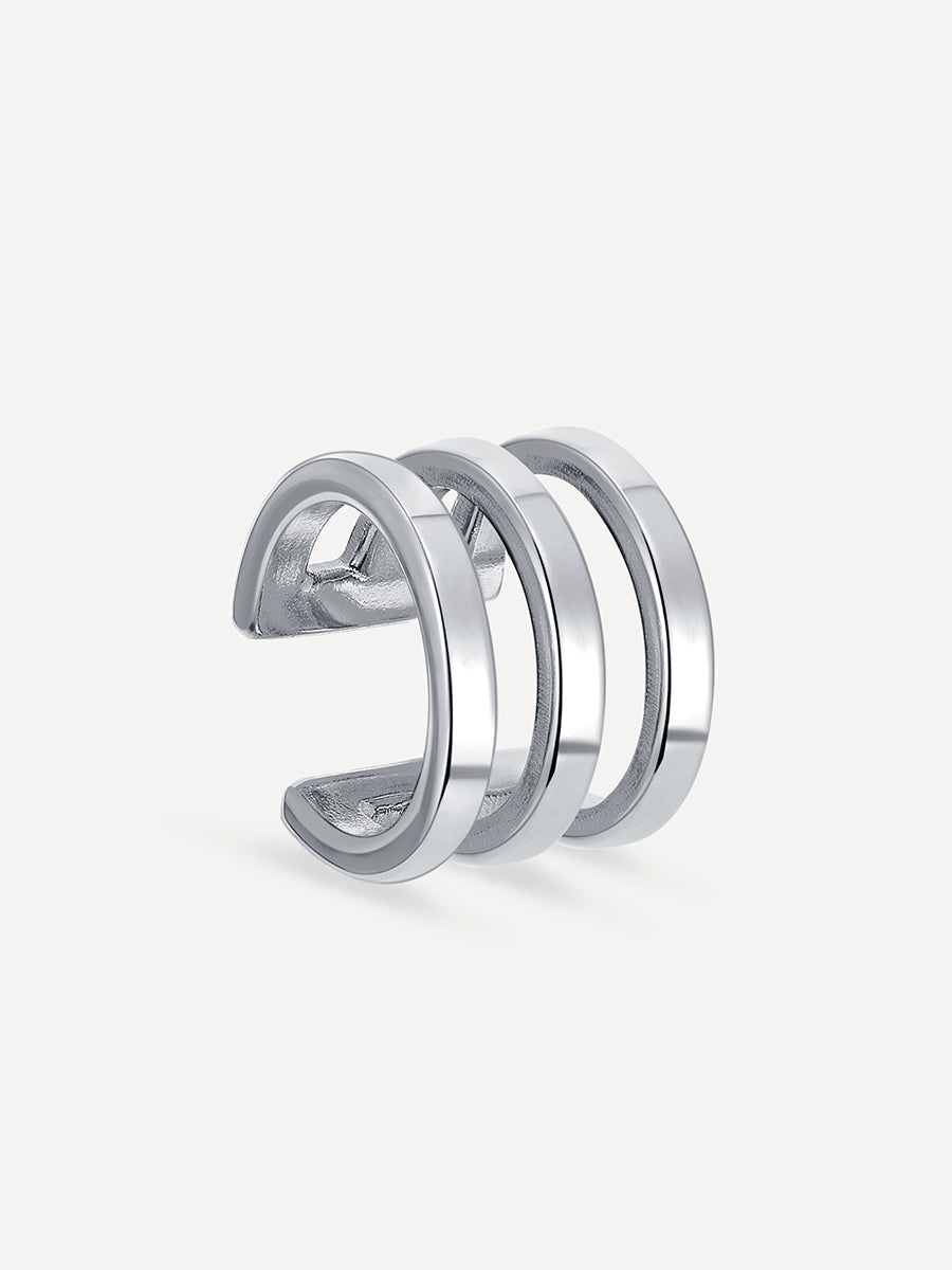 Moon Phase Trio Plain Earcuff