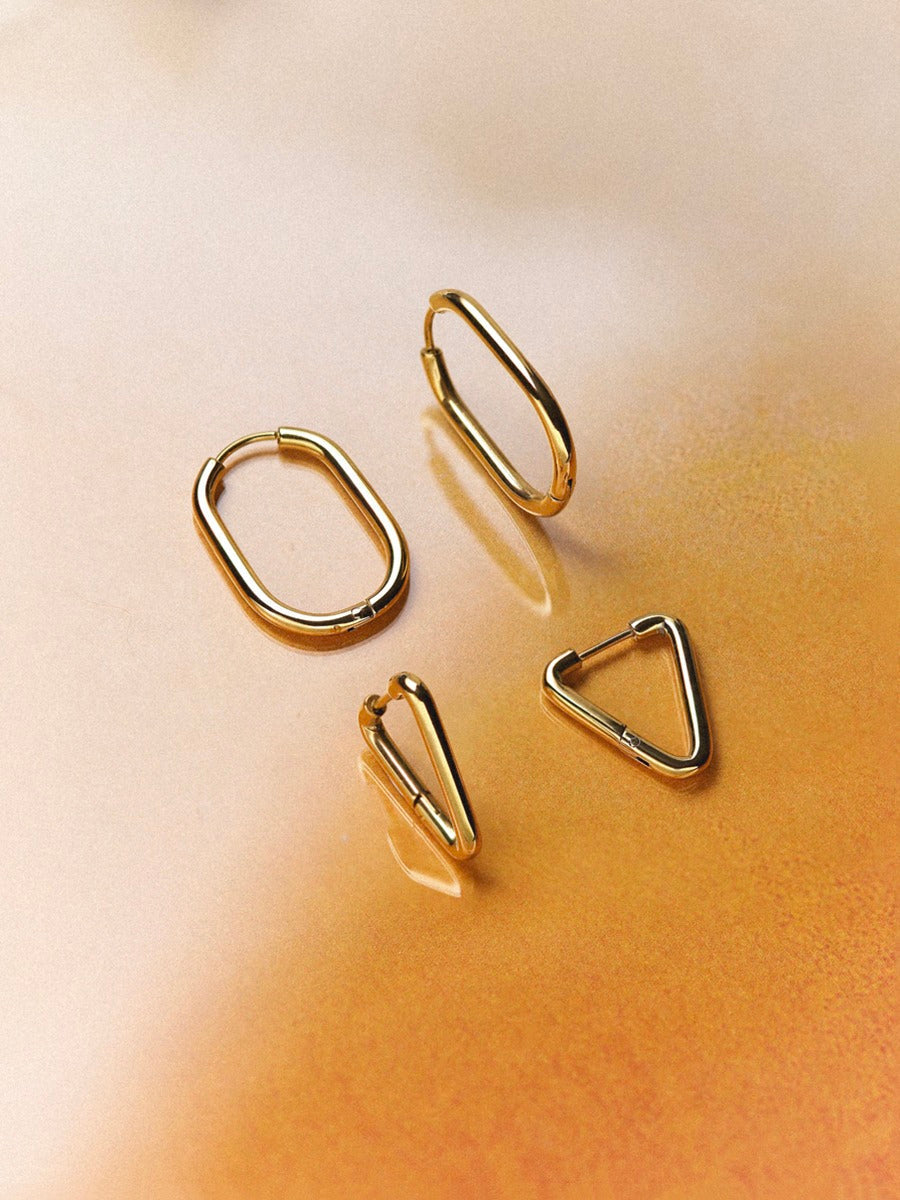 Elegant Triangle Ohrringe