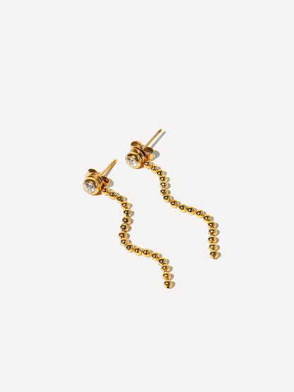 Star Track Tassel Ohrringe