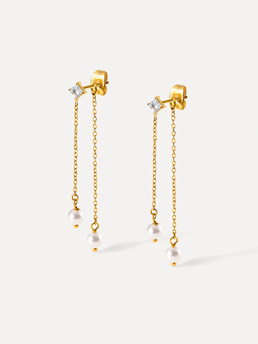 Dangling Pearl Ohrringe