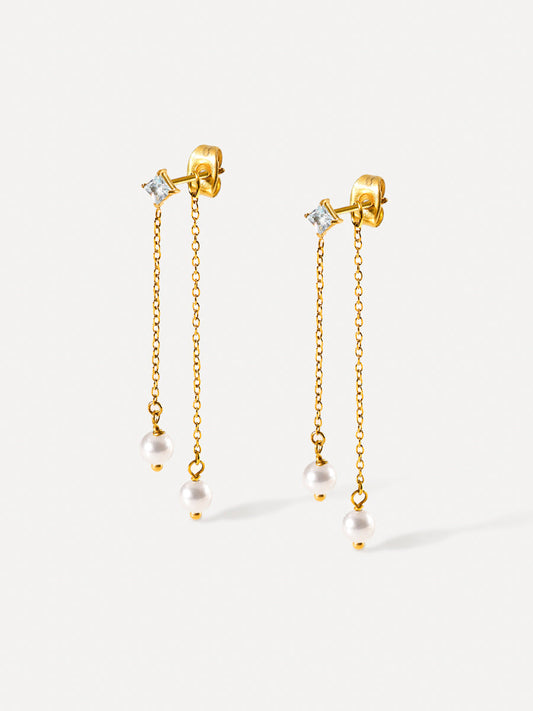 Dangling Pearl Ohrringe