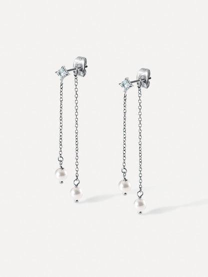 Dangling Pearl Ohrringe