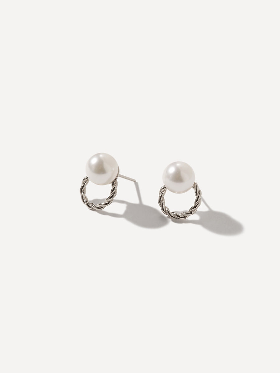Vintage Wreath Pearl Ohrringe