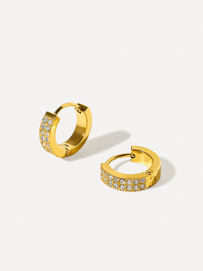 Med Starry Halo Ohrringe