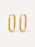 Large U Hoop Ohrringe