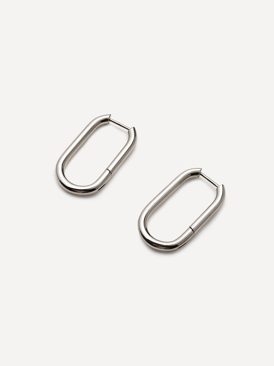 Large U Hoop Ohrringe