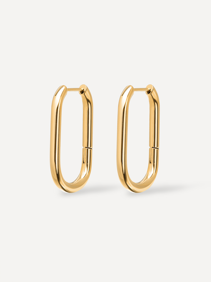 Large U Hoop Ohrringe
