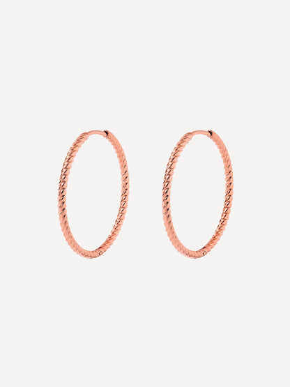 30mm Modern Twist Ohrringe