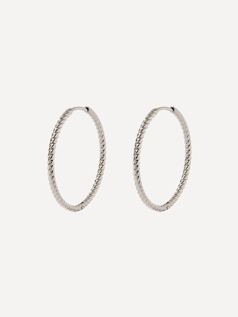 30mm Modern Twist Ohrringe