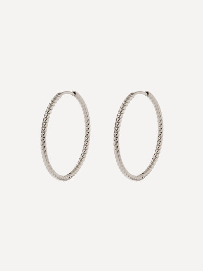 30mm Modern Twist Ohrringe