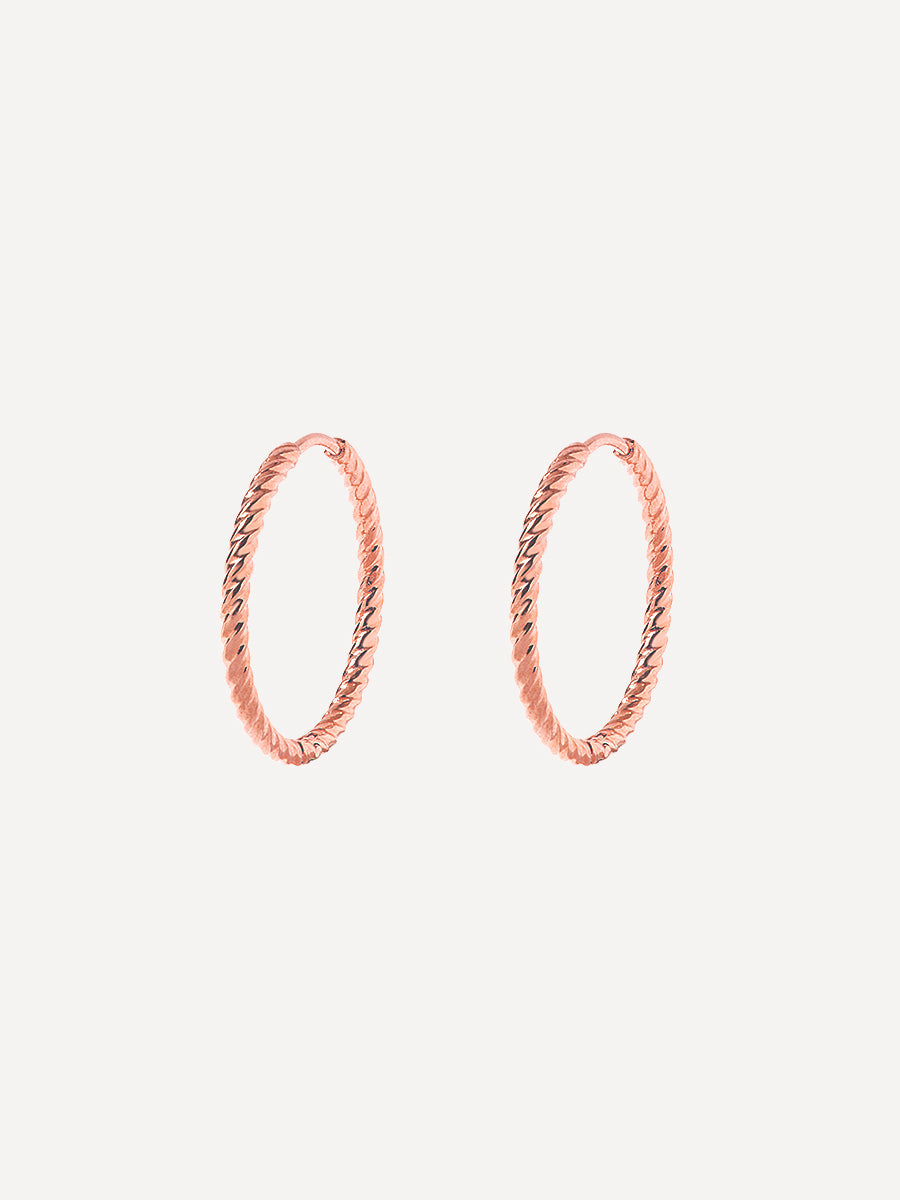 23mm Modern Twist Medium Ohrringe