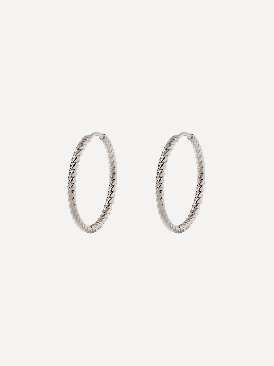 23mm Modern Twist Medium Ohrringe