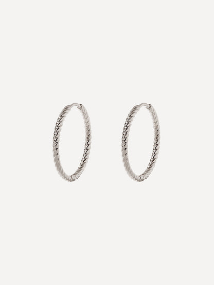 23mm Modern Twist Medium Ohrringe
