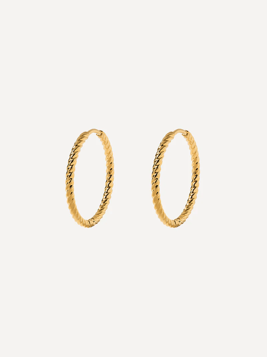 23mm Modern Twist Medium Ohrringe