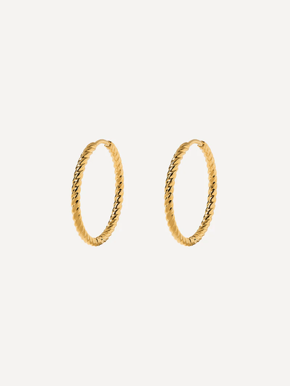 23mm Modern Twist Medium Ohrringe