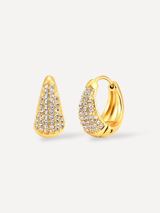 Sparkling Hoop Medium Ohrringe