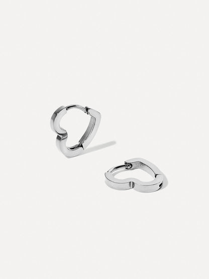 Minimalist Heart Ohrringe