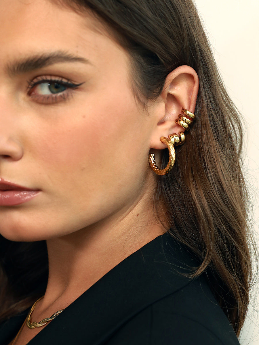Textured Stud Ohrringe