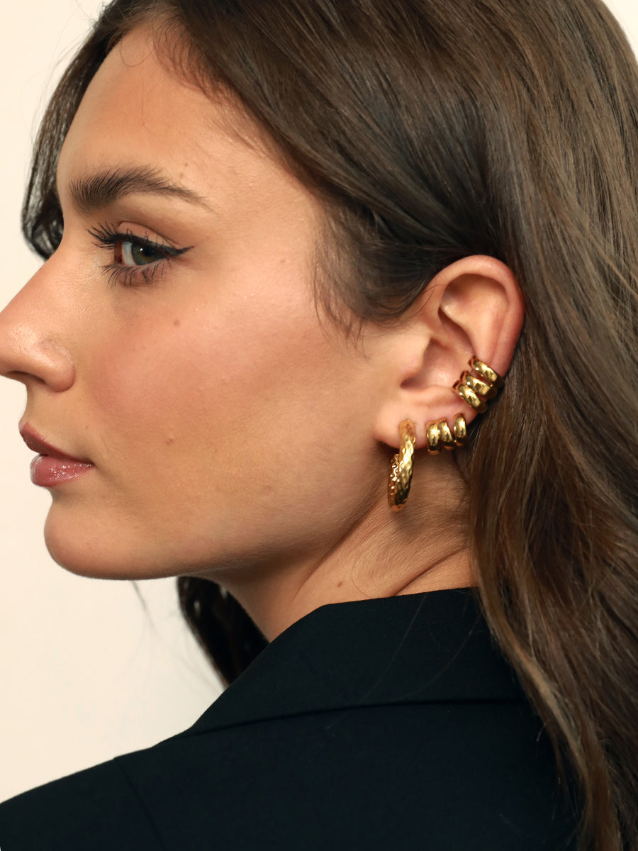 Textured Stud Ohrringe