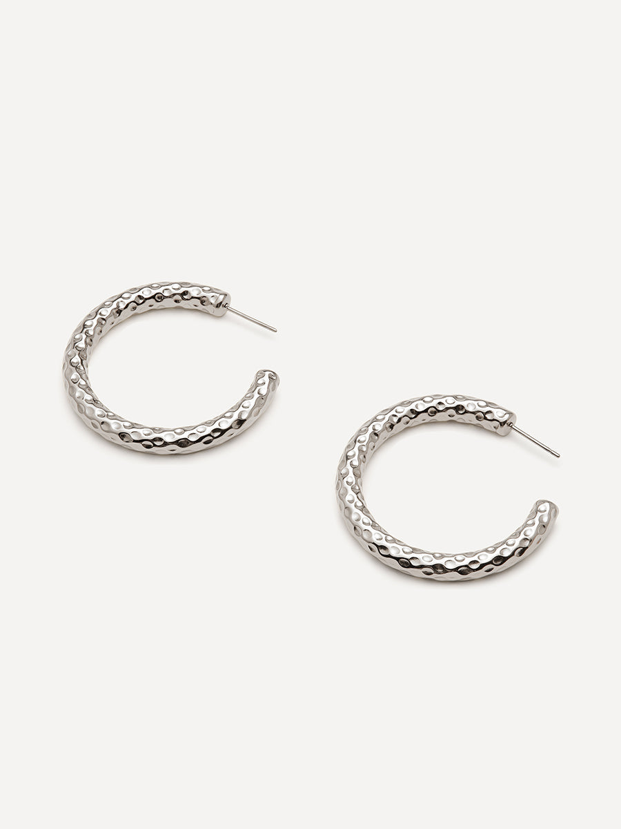 Textured Stud Large Ohrringe