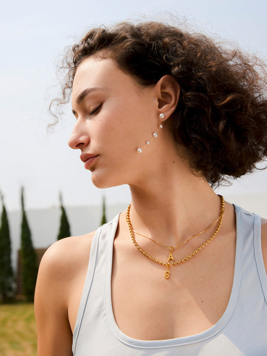 Ethereal Pearl Drop Ohrringe