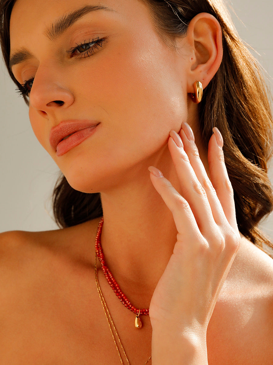 Puffy Heart Ohrringe