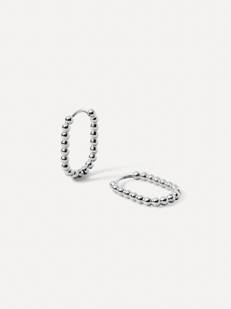 19mm Oval Bubble Ohrringe