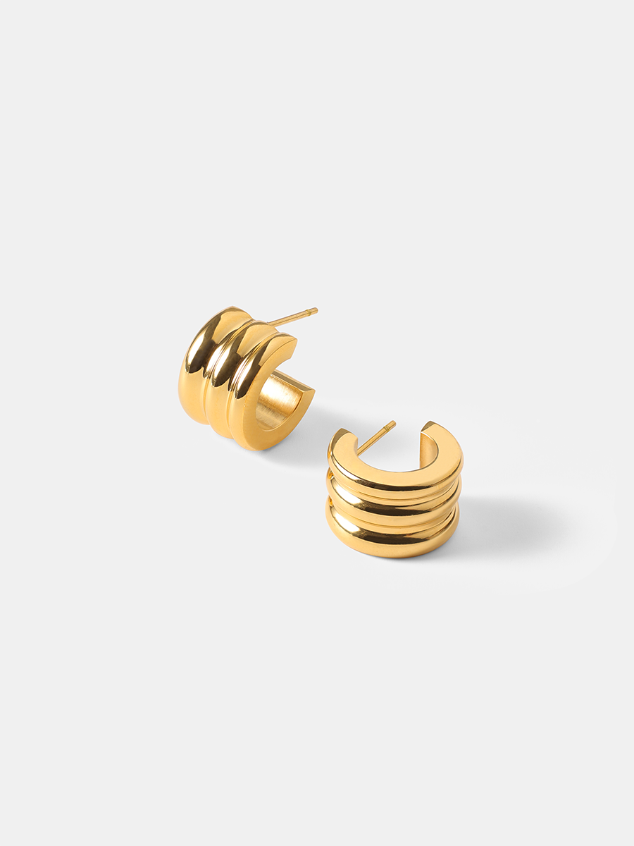 Curve Lock Ohrringe