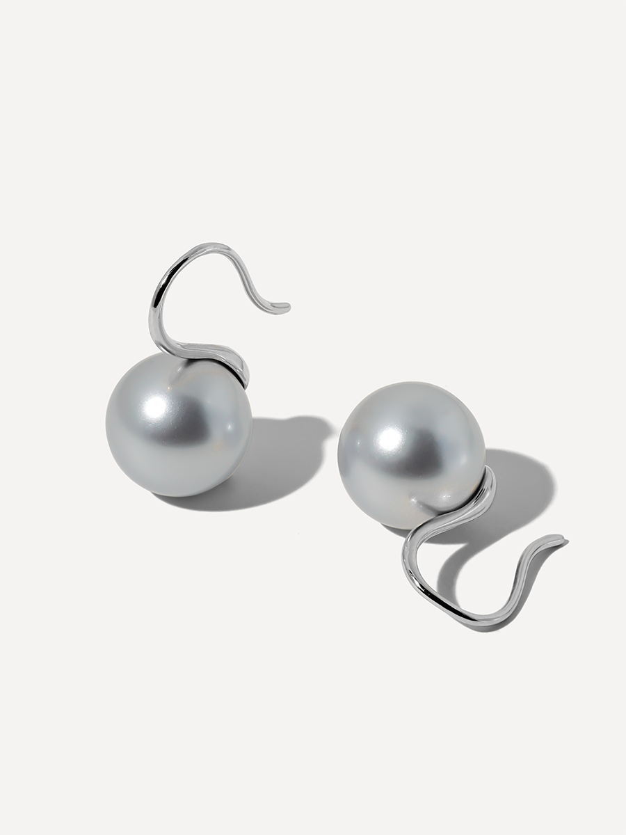 Sway Pearl Grey Ohrringe