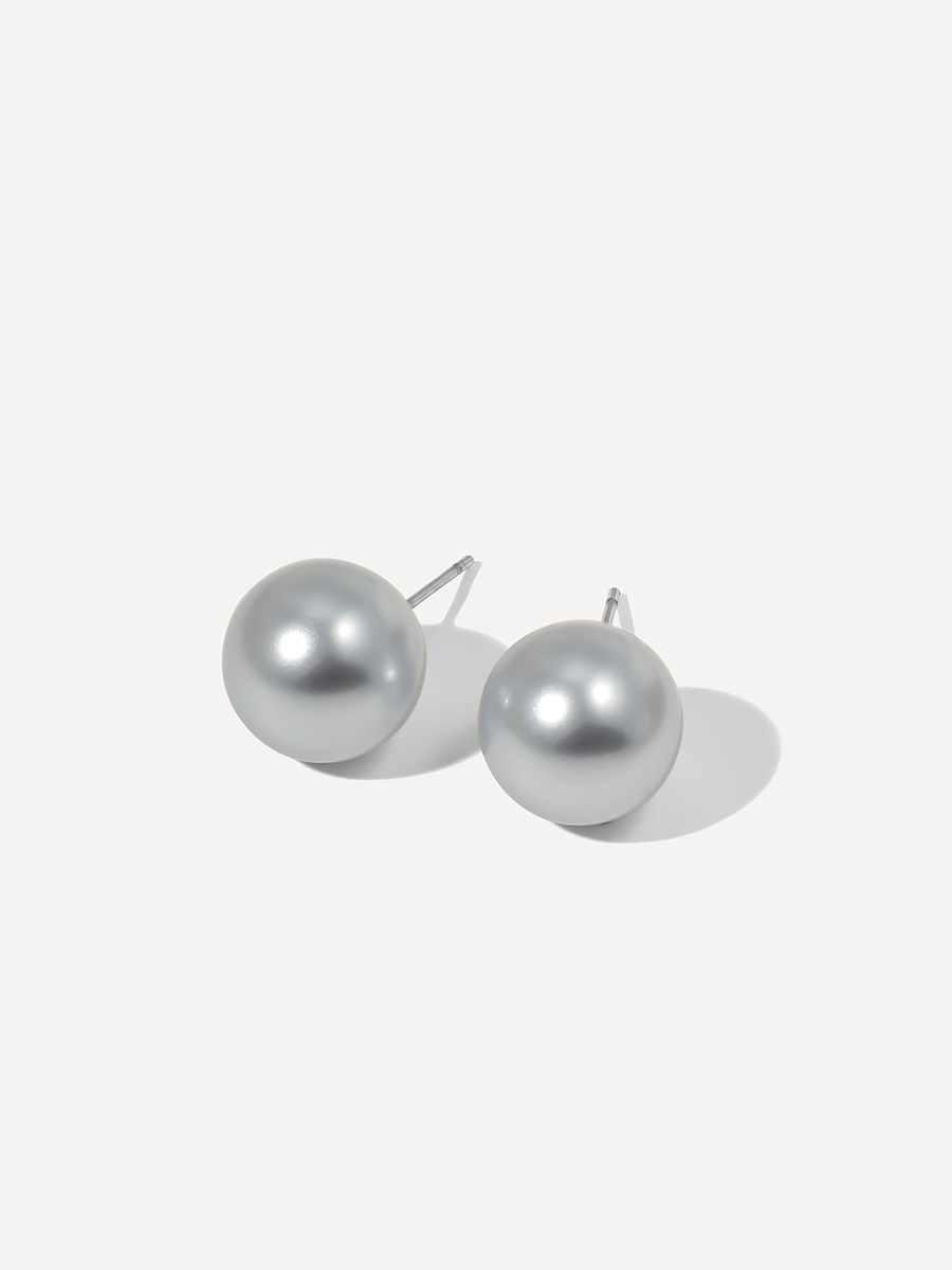 Serene Pearl Grey Ohrringe