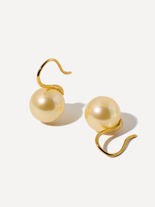 Sway Pearl Champagne Ohrringe