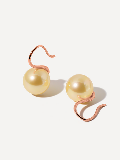 Sway Pearl Champagne Ohrringe