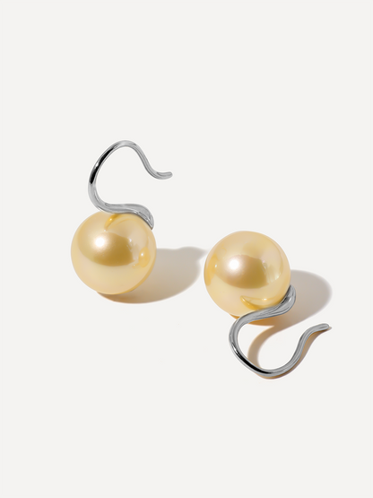 Sway Pearl Champagne Ohrringe