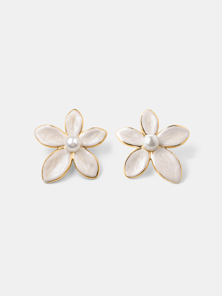 Pearl Petals Ohrringe