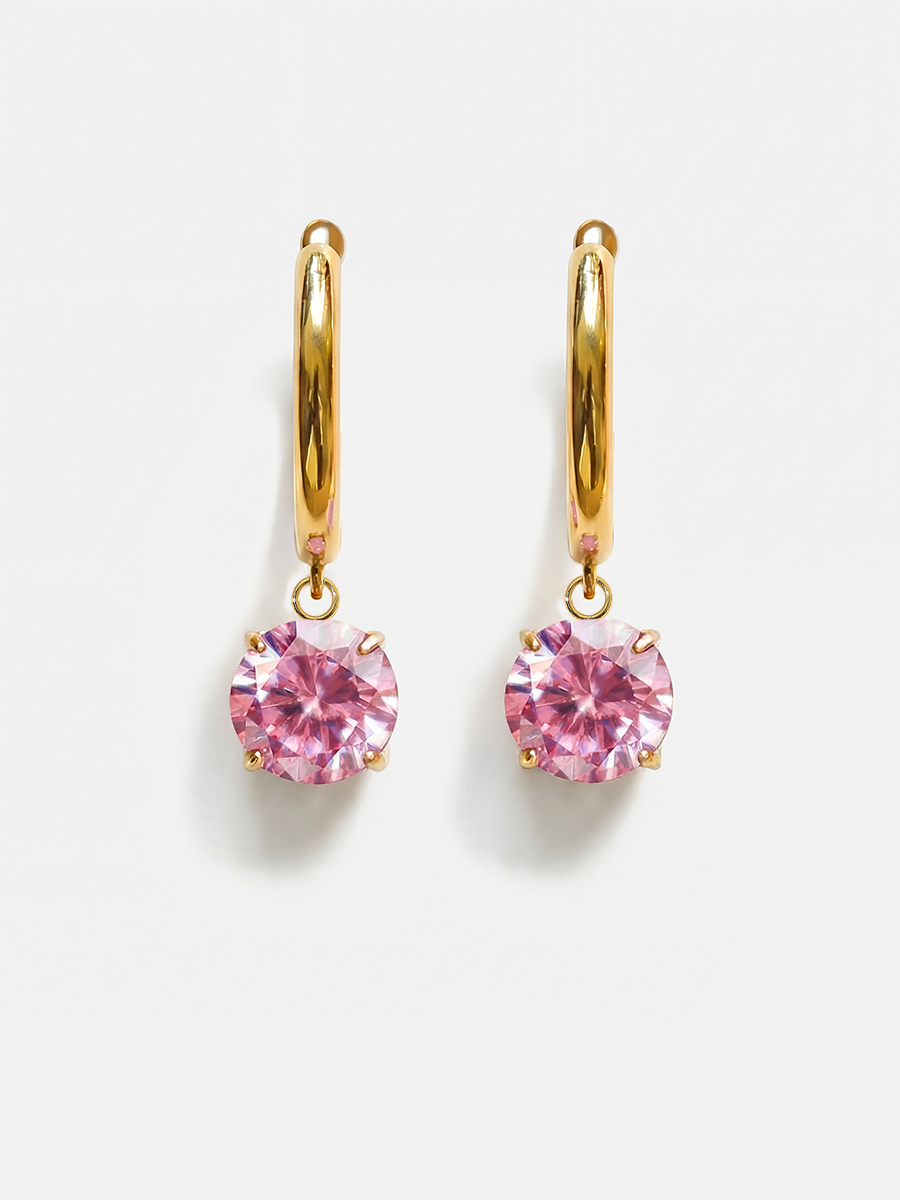 Crystal Delight Pink Ohrringe