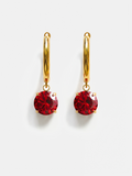 Crystal Delight Dark Red Ohrringe