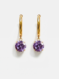 Crystal Delight Purple Ohrringe