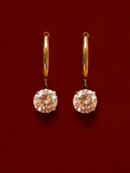 Crystal Delight Champagne Ohrringe