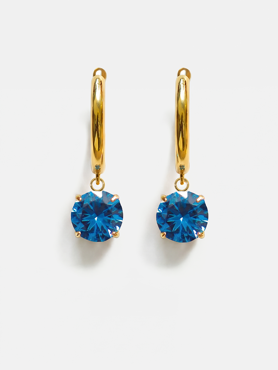 Crystal Delight Dark Blue Ohrringe