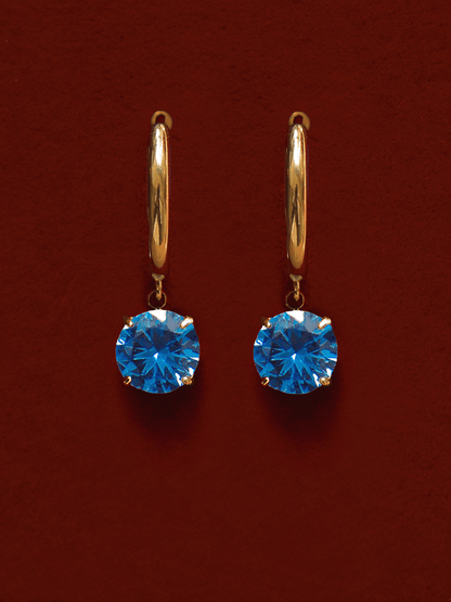 Crystal Delight Dark Blue Ohrringe