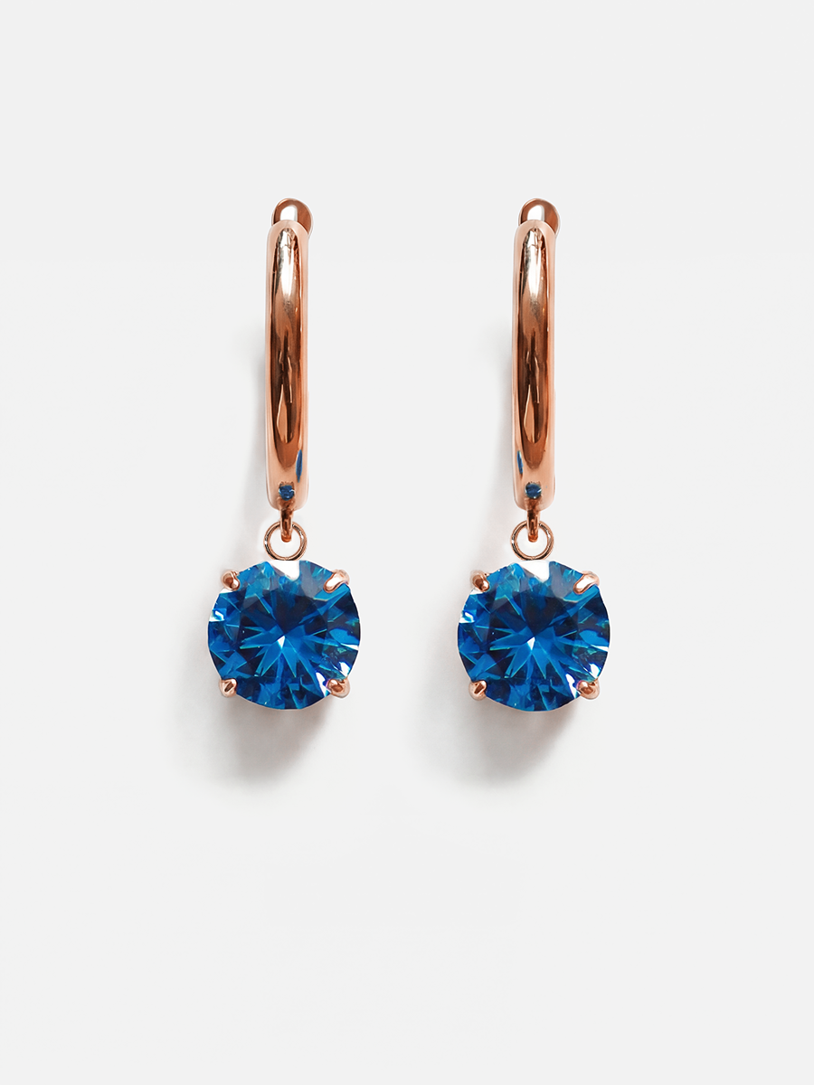 Crystal Delight Dark Blue Ohrringe