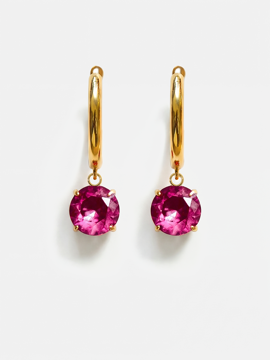 Crystal Delight Ruby Ohrringe