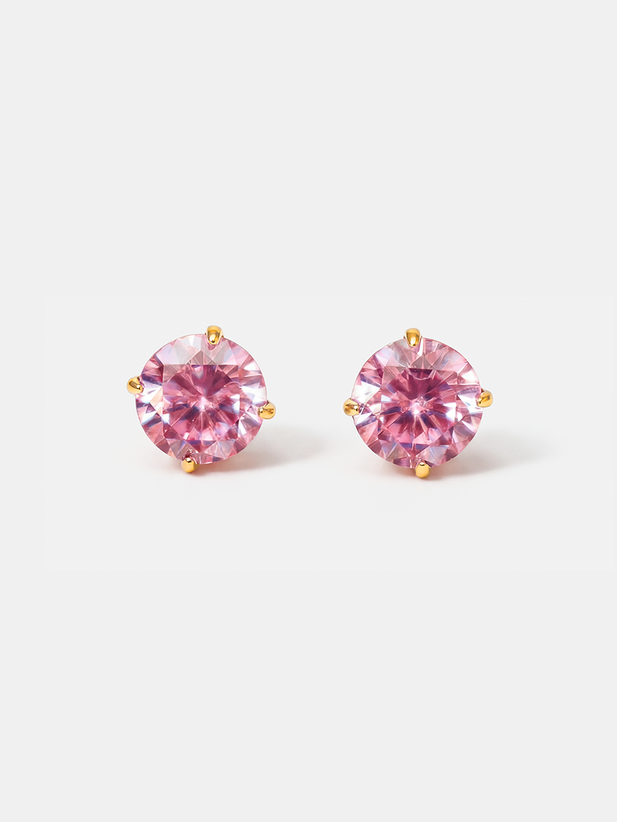 Crystal Delight Pink Stub-Ohrringe