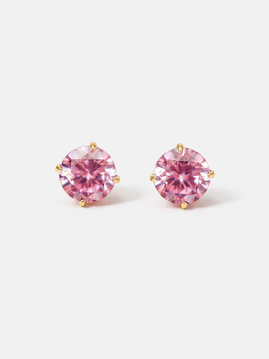 Crystal Delight Pink Stub-Ohrringe