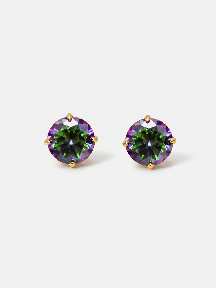 Crystal Delight Aurora Black Stub-Ohrringe