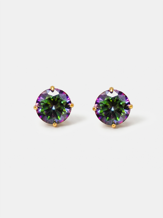 Crystal Delight Aurora Black Stub-Ohrringe