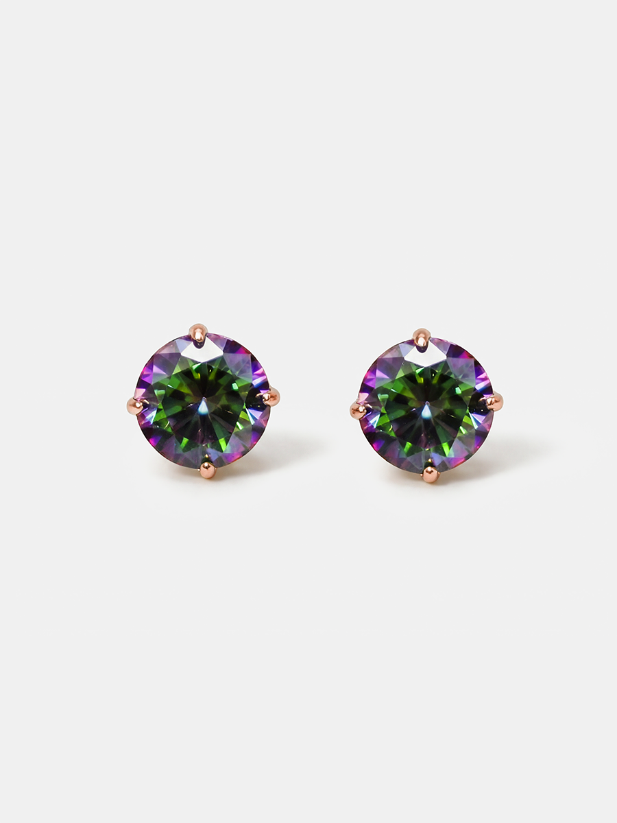 Crystal Delight Aurora Black Stub-Ohrringe
